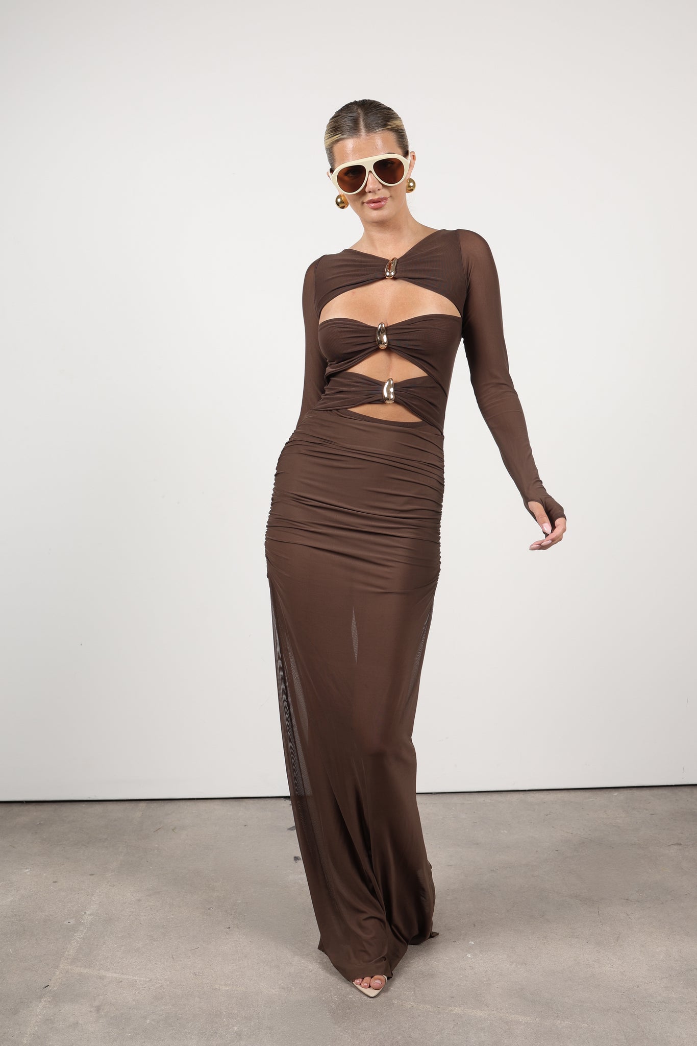 Aeris Noir Skirt (Brown)