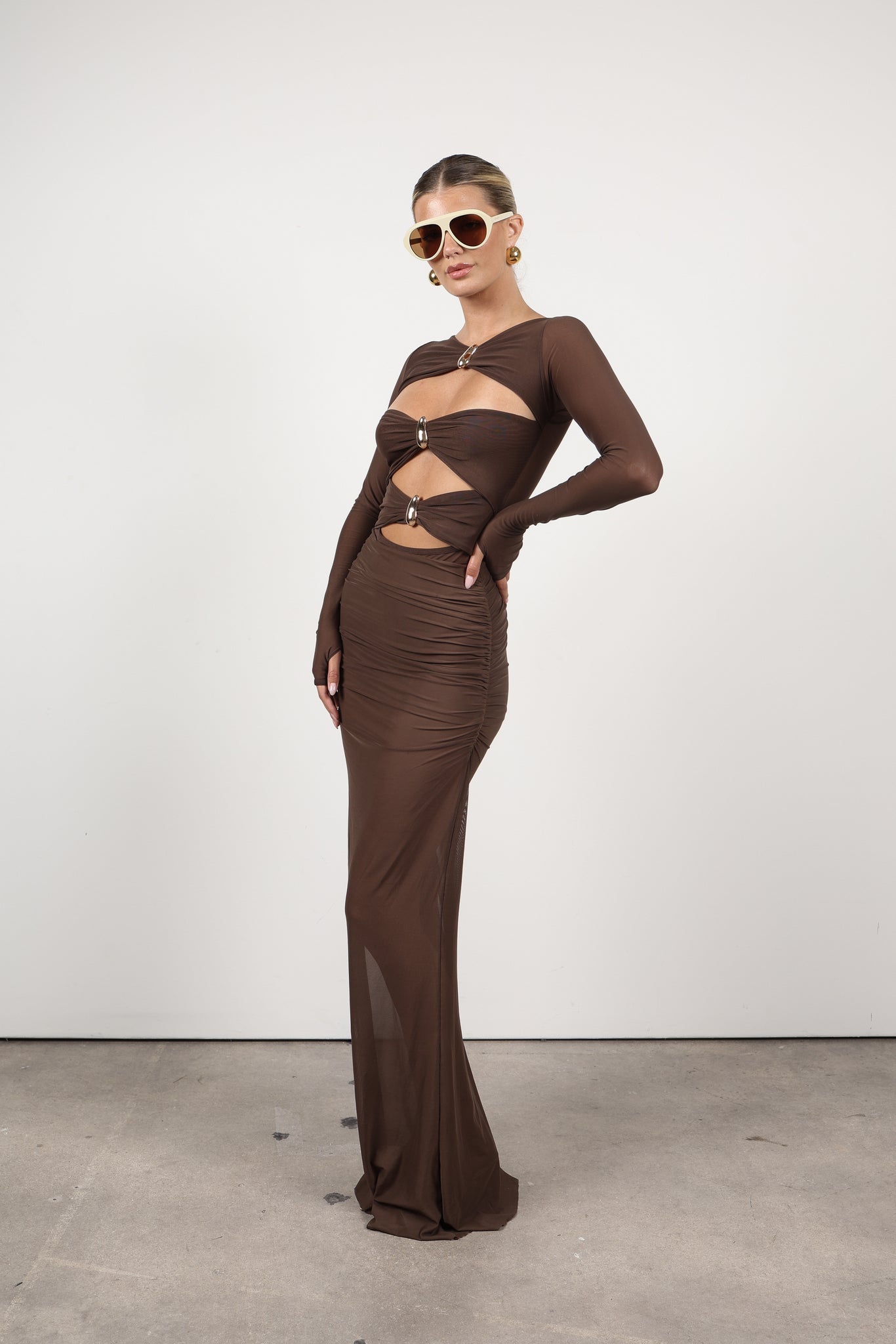 Aeris Noir Skirt (Brown)