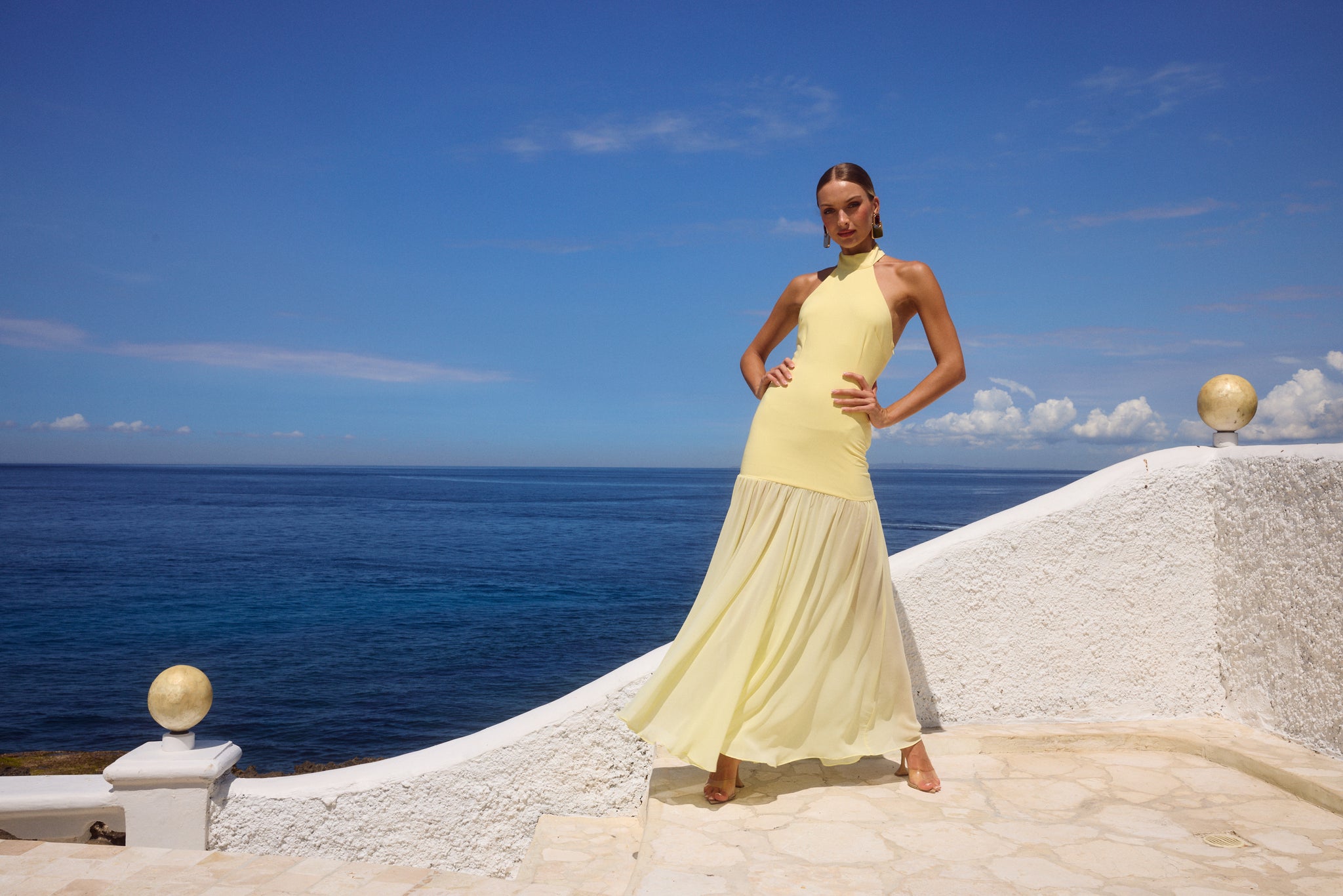 Aeris Aurea Dress (Lemon Cream)