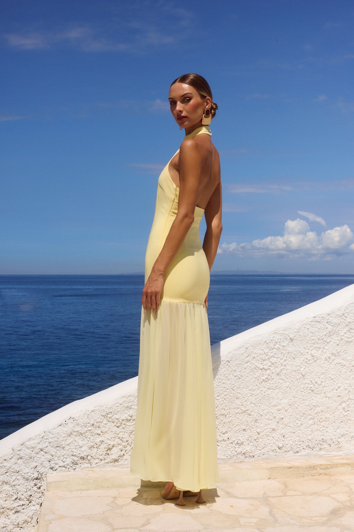 Aeris Aurea Dress (Lemon Cream)