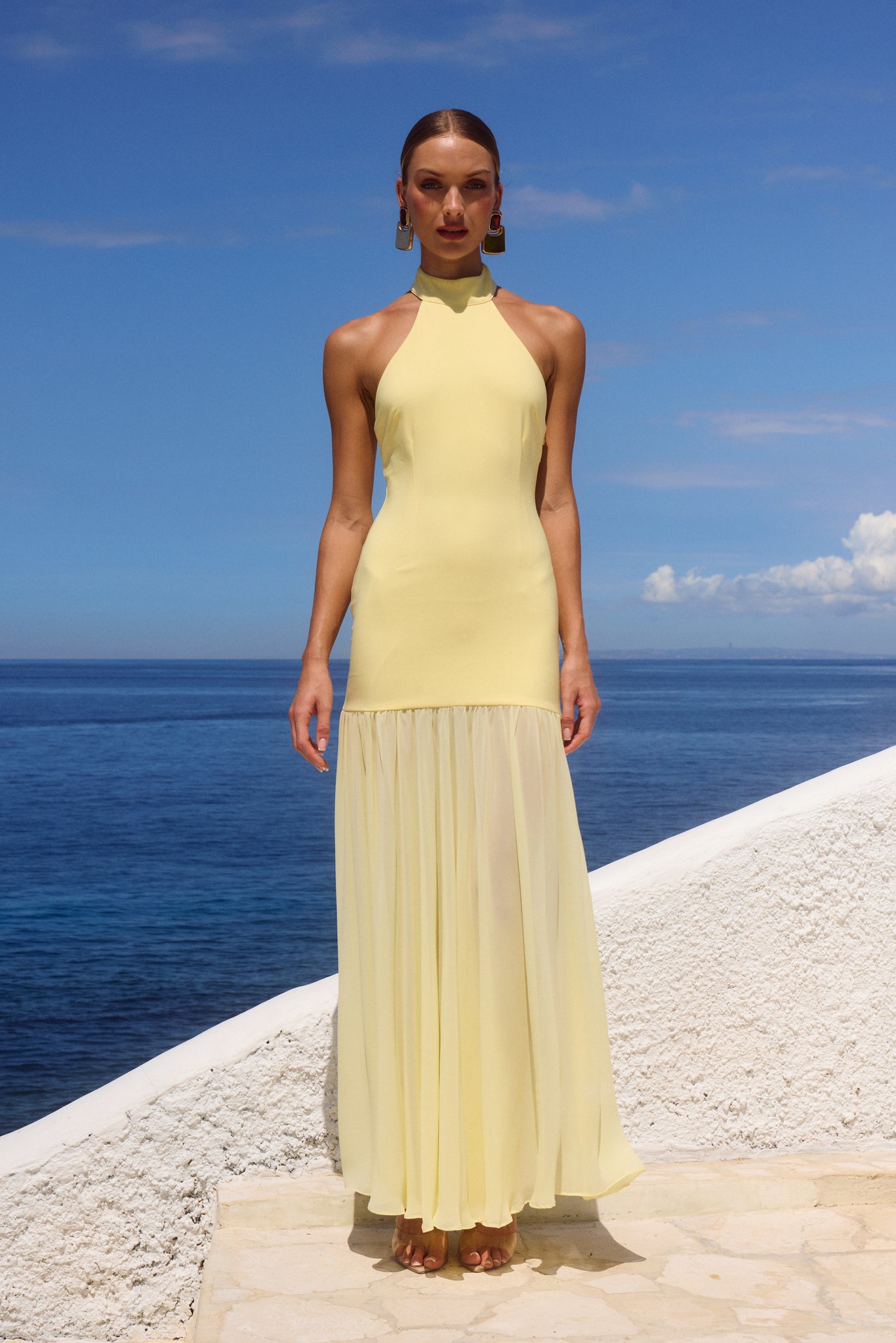 Aeris Aurea Dress (Lemon Cream)